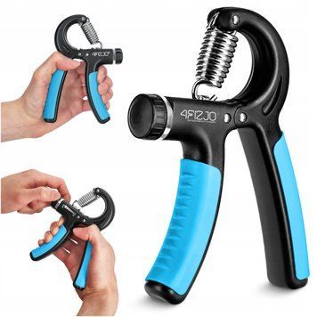 Еспандер кистьовий 4FIZJO 10-40 кг з регульованим навантаженням Black/Blue (P-5907739313331) 50003113 фото
