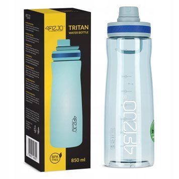 Спортивная бутылка для воды 4FIZJO 850 мл синяя (P-5905973403795) 50005287 фото