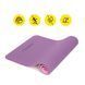 Килимок спортивний Cornix TPE 183 x 61 x 0.6 см для йоги та фітнесу XR-0007 Plum/Rose 50003798 фото 5