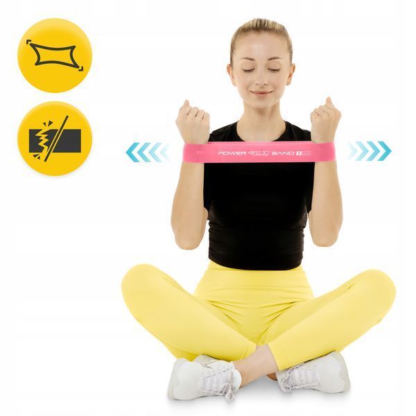 Фитнес-ленты 4FIZJO Mini Power Band набор 5шт 1-20кг розовый (P-5907739311443) 50002369 фото