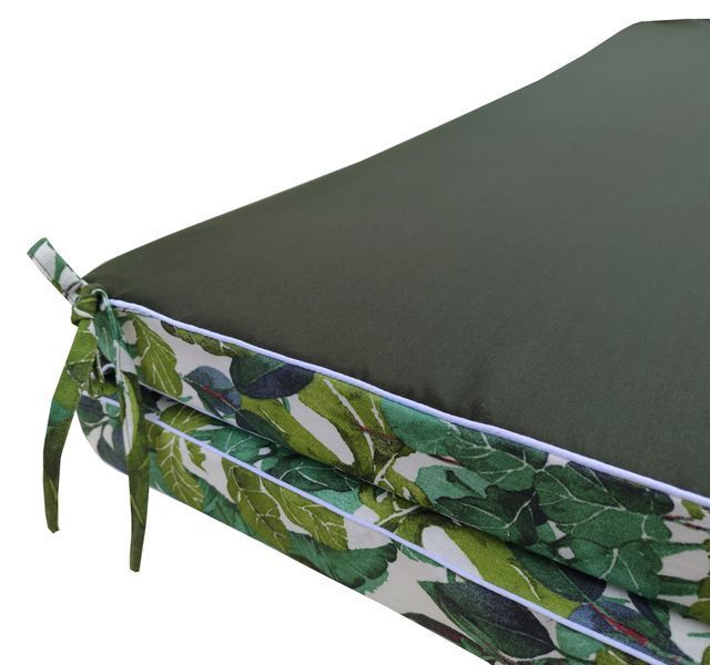 Комплект подушек к качелям eGarden ONA VERDE 180x110x6 c зелёным тентом 120х210 5250 фото