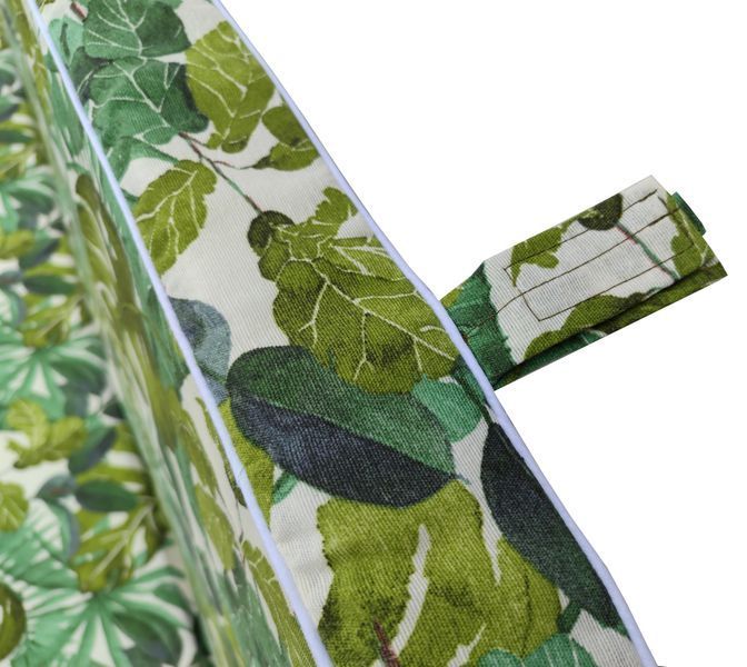 Комплект подушек к качелям eGarden ONA VERDE 180x110x6 c зелёным тентом 120х210 5250 фото