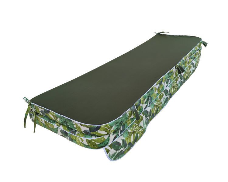 Комплект подушек к качелям eGarden ONA VERDE 180x110x6 c зелёным тентом 120х210 5250 фото