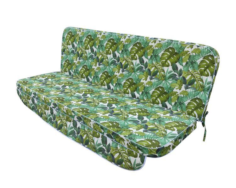 Комплект подушек к качелям eGarden ONA VERDE 180x110x6 c зелёным тентом 120х210 5250 фото