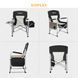 Стілець KingCamp Heavy Duty Super Comfort (KC3977) BLACK/MEDIUMGREY 15954 фото 3