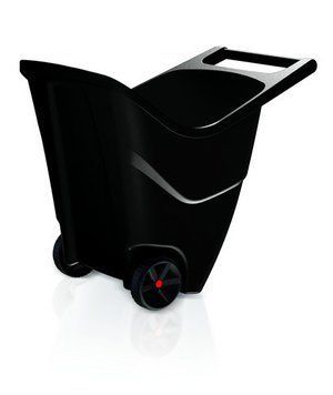 Садовая пластиковая тележка PROSPERPLAST LOAD & GO II, 85 л - черная 897959483 фото