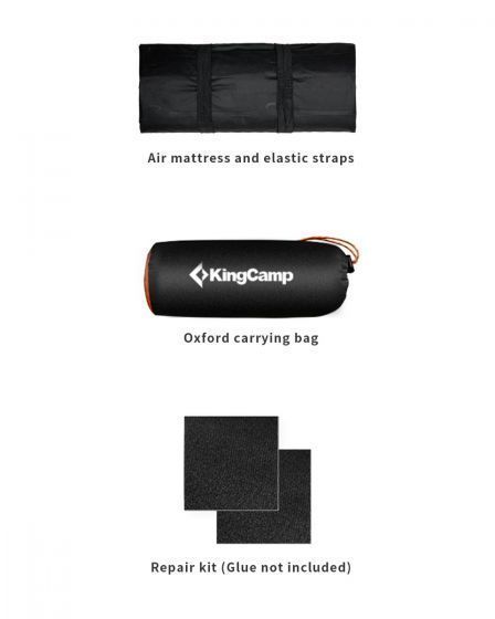 Надувной матрас KingCamp SUPER COMFORT DOUBLE(KM1906) BLACK 15587 фото