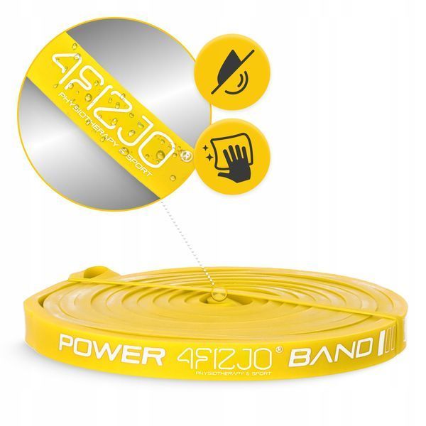 Расширитель петля 4FIZJO Power Band 8 мм 2-5 кг резина для фитнеса и спорта Желтый (P-5907222931783) 50001846 фото