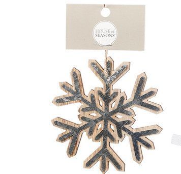 Декоративна прикраса дерев'яна, Кристал, в ас. 10 см, House of Seasons 1087212125 фото