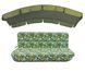 Комплект подушек к качелям eGarden ONA VERDE 180x110x6 тент хаки 120х210 5250 фото 1