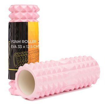 Массажный ролик Cornix EVA 33 x 12,5 см (ролик, ролик) XR-0326 Светло-розовый 50005096 фото