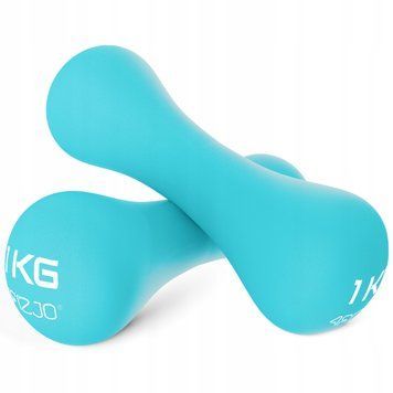 Гантелі вінілові 4FIZJO 8-shape 2 x 1 кг (P-5907739312006) 50002387 фото