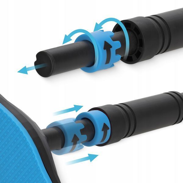 Турнік розсувний 4FIZJO ULTRA 66-100 см Black/Blue (P-5905973400329) 50004931 фото