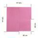 Мат-пазл (ластівчин хвіст) Cornix Mat Puzzle EVA 120 x 120 x 1 cм XR-0230 Pink 50004605 фото 4