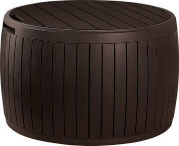 Садовий ящик - стіл KETER CIRCA WOOD 140 л, коричневий 897957438 фото