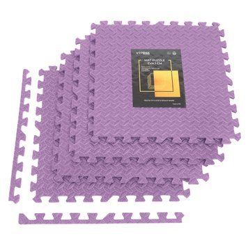 Мат-пазл (ластівчин хвіст) Cornix Mat Puzzle EVA 120 x 120 x 1 cм XR-0232 Purple 50004607 фото