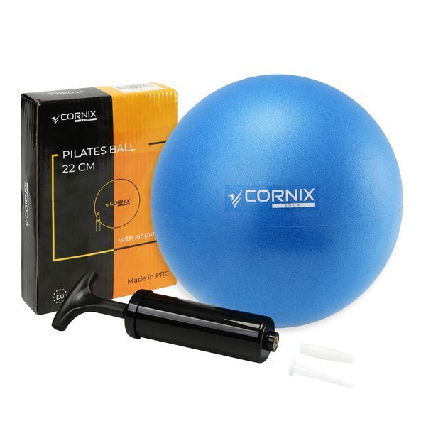 Пилатес, Йога, Реабилитационный мяч Cornix MiniGYMball 22см XR-0226 Синий 50004539 фото
