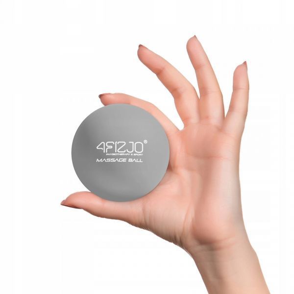 Масажний м'яч 4FIZJO Lacrosse Ball 6.25 см Grey (P-5907739314314) 50003682 фото