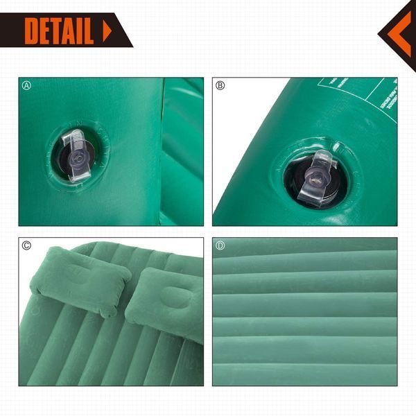Автомобільный матрас KingCamp BACKSEAT AIR BED(KM3532) Green 13261 фото