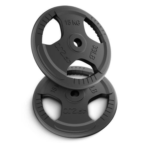 Диск металевий 4FIZJO 2 x 15 кг 26 мм Black (P-5905973401371) 50005657 фото