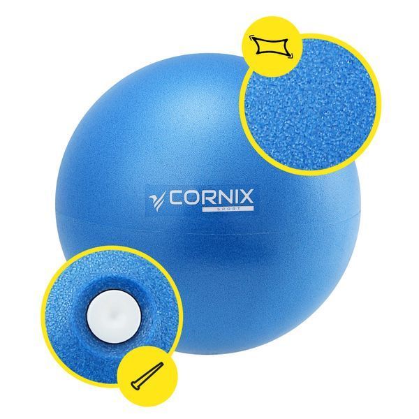 Пилатес, Йога, Реабилитационный мяч Cornix MiniGYMball 22см XR-0226 Синий 50004539 фото