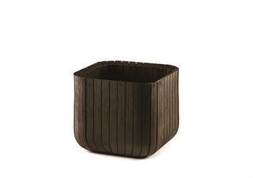 Горщик для рослин KETER CUBE PLANTER L, коричневий 1169258020 фото