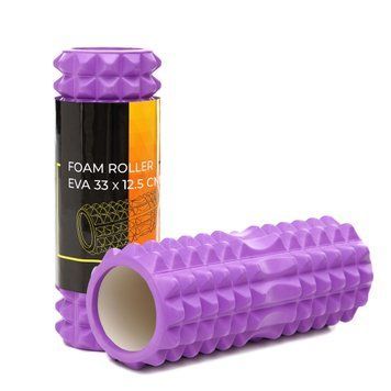 Массажный ролик Cornix EVA 33 x 12,5 см (ролик, ролик) XR-0328 фиолетовый 50005098 фото