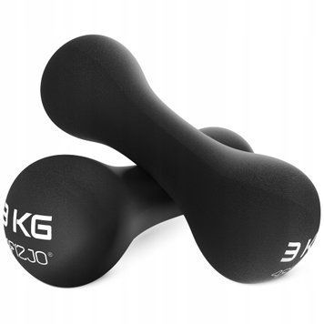 Гантелі вінілові 4FIZJO 8-shape 2 x 3 кг (P-5907739312037) 50002390 фото