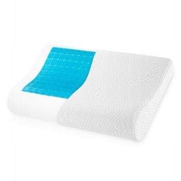 Подушка ортопедична 4FIZJO Ergo+ 40 x 60 см охолоджуюча для сну White (P-5907739317025) 50004420 фото