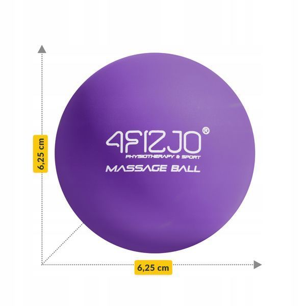 Масажний м'яч 4FIZJO Lacrosse Ball 6.25 см Purple (P-5907739314307) 50003683 фото