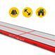 Мат гімнастичний надувний 4FIZJO Air Track Mat 600 x 100 x 15 см White/Red (P-5907739311801) 50004245 фото 3