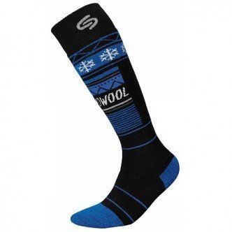Термошкарпетки InMove SKI DEODORANT THERMOWOOL black/blue (38-40) 9550 фото