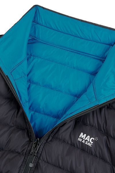 Пуховик Mac in a Sac POLAR REVERSIBLE DOWN JACKET WMS Black/Teal (XXL) 9262 фото