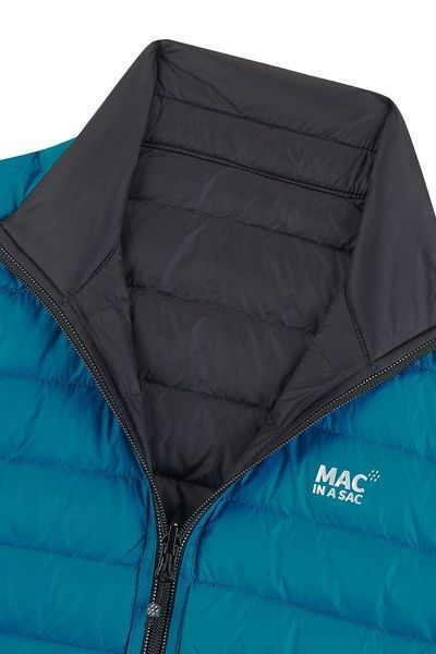 Пуховик Mac in a Sac POLAR REVERSIBLE DOWN JACKET WMS Black/Teal (XXL) 9262 фото