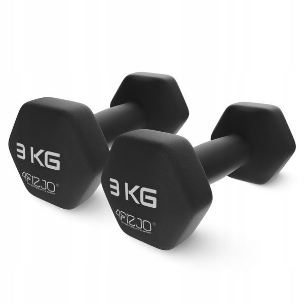 Гантелі вінілові 4FIZJO Classic 2 x 3 кг (P-5907739311986) 50002391 фото