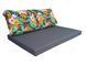 Комплект водоотталкивающих подушек для паллет-дивана eGarden FLORAL 120x80x10/120x60x20 5201 фото 2