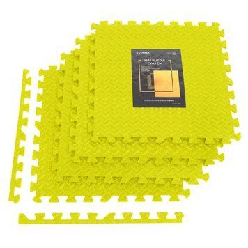 Мат-пазл (ластівчин хвіст) Cornix Mat Puzzle EVA 120 x 120 x 1 cм XR-0236 Yellow 50004611 фото