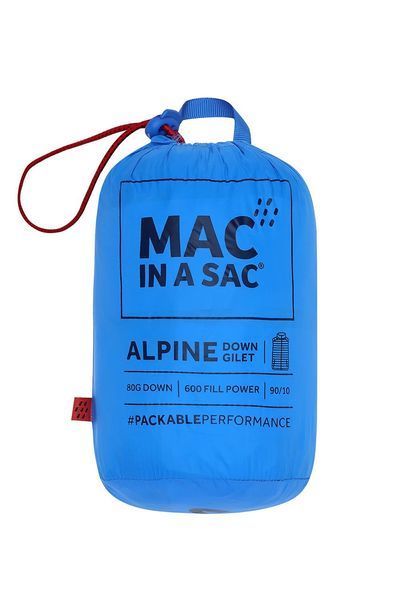 Пухова жилетка Mac in a Sac Mens Alpine Down Gilet Royal (L) 9079 фото