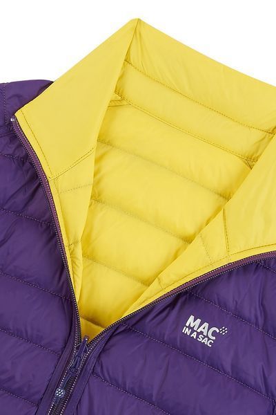 Пуховик Mac in a Sac POLAR REVERSIBLE DOWN JACKET WMS Grape/Lime punch (XL) 9261 фото