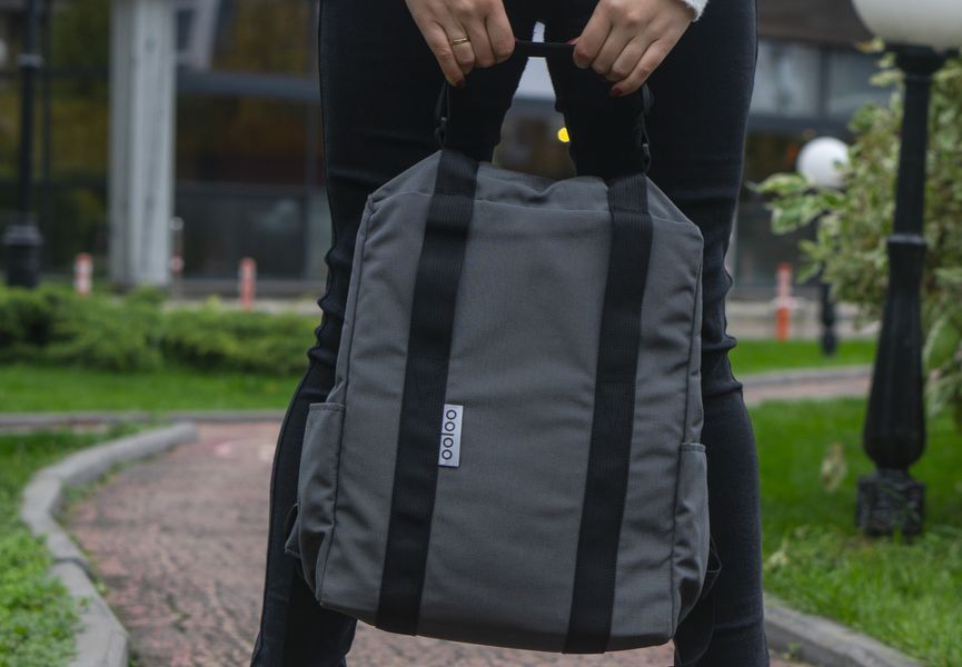 Рюкзак-антивор OOLOO Кенгуру mini 40x30x12 см, темно-серый 657/497 30004110 фото