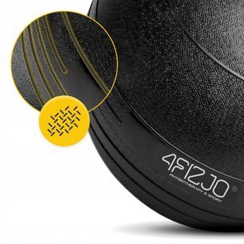 Слембол (медичний м'яч) для кросфіту 4FIZJO Slam Ball 15 кг Black (P-5907739315458) 50005507 фото