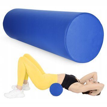 Валик для реабілітації та масажу 4FIZJO 100 x 30 см Blue (P-5905973402958) 50005152 фото