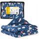 Ковдра важка (обтяжена) 4FIZJO 4 кг 100 x 150 см дитяча Blue (P-5905973403542) 50005508 фото 1