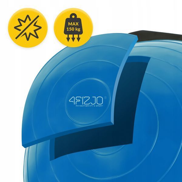 Балансувальна платформа 4FIZJO Bosu Ball 60 см Blue (P-5907222931479) 50001761 фото
