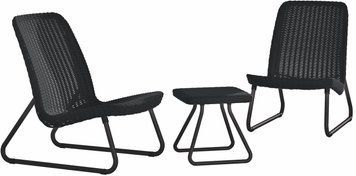 Комплект садовой мебели Keter Rio patio set, графит 897959344 фото