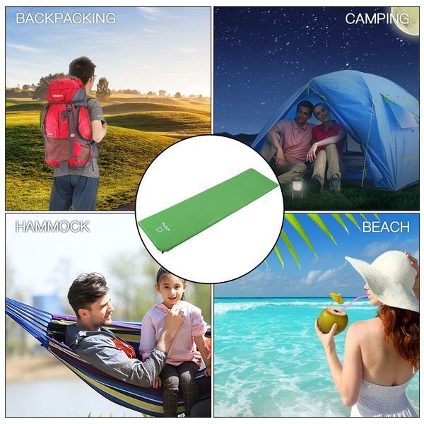 Килимок самонадувний Atepa COMPACT LIGHT (AM1002) ЗЕЛЕНИЙ 15546 фото