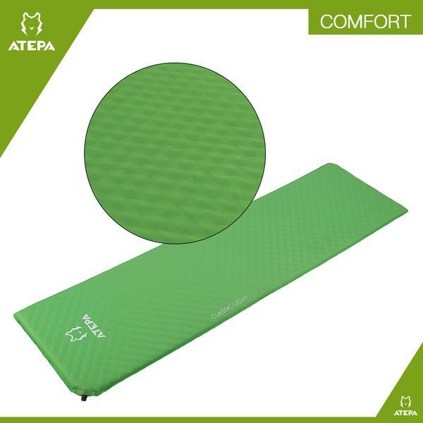 Килимок самонадувний Atepa COMPACT LIGHT (AM1002) ЗЕЛЕНИЙ 15546 фото