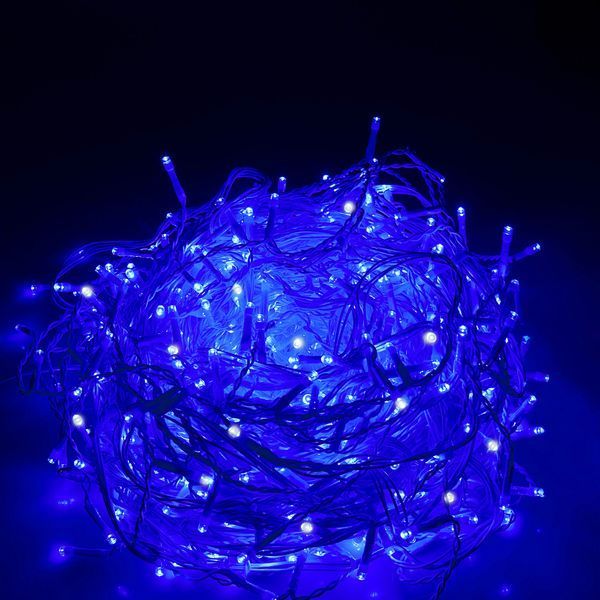 Гірлянда бахрома вулична (зовнішня) Springos 12 м 300 LED + Flash CL0318 Blue 50003215 фото