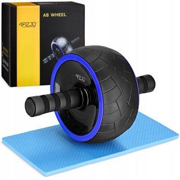 Ролик (гімнастичне колесо) для преса 4FIZJO Ab Wheel XL Black/Blue (P-5907739314437) 50003695 фото