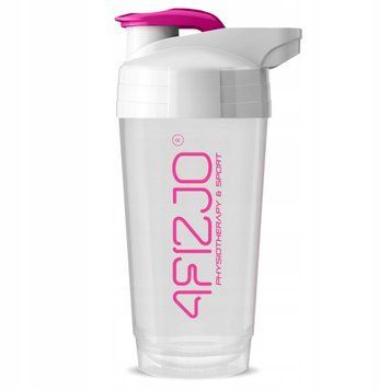 Шейкер спортивний 4FIZJO Ultra 700 мл White/Pink (P-5905973407069) 50005410 фото